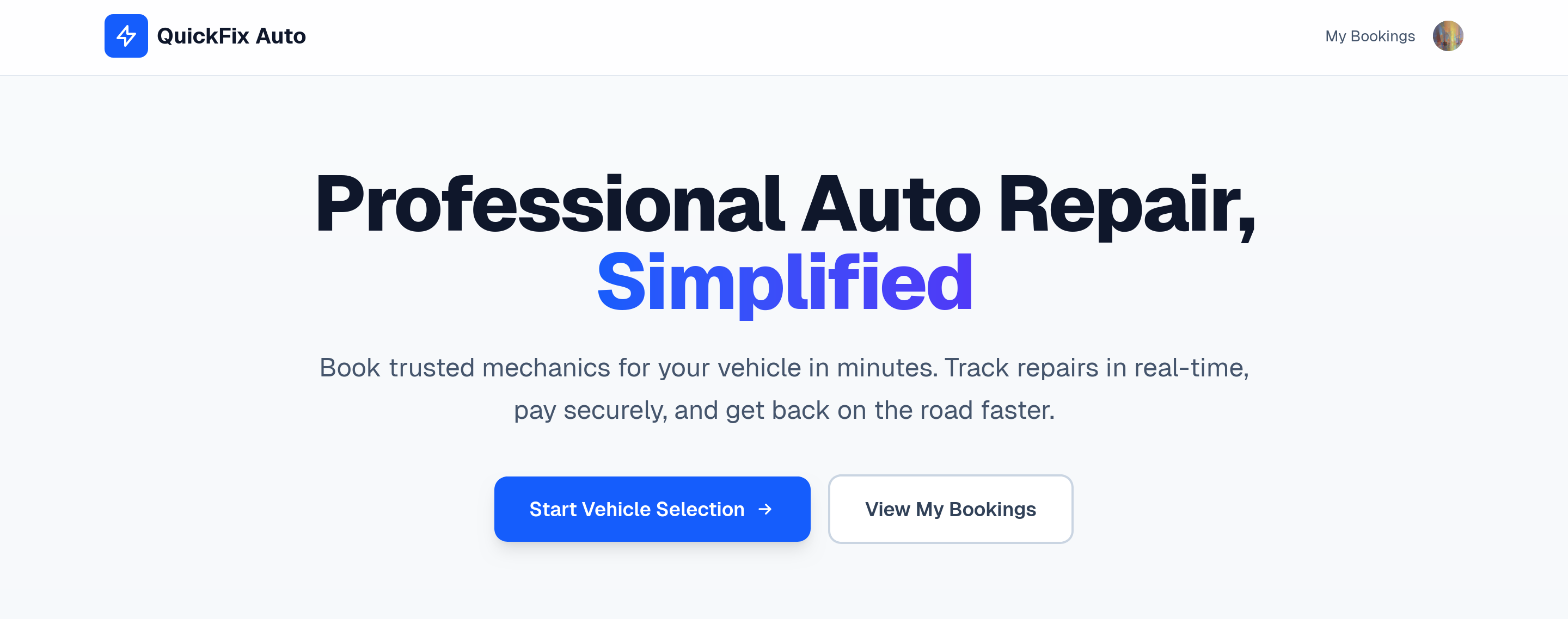 Car repair platform