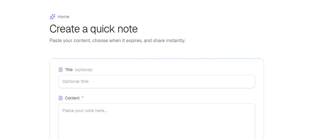 Notes sharing app